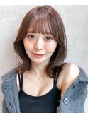 【Unami shibuya】TOMI 美人くびれヘア×小顔顔周りカット