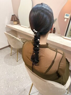 ミラ(Mila) 艶々ポコポコアレンジ♪パールアレンジ！