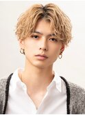 ミルクティーハイトーンセンターパート