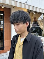 チャプター 問屋町(chapter)&nbsp;ウルフカット#ツイストスパイラルパーマ#メンズパーマ眉毛カット