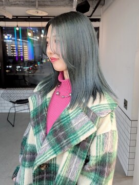 エマエコル(Emma ecole) Emma ecole ペールグリーン/ハイトーンカラー/ブリーチカラー