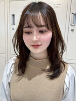 チャオ バイ ミチ(Chao by MICHI)&nbsp;【ChaoMICHI yu-ka】レイヤーカット　ベージュ