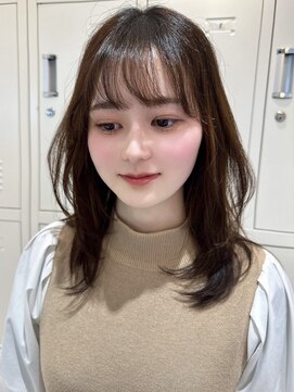 チャオ バイ ミチ(Chao by MICHI) 【ChaoMICHI yu-ka】レイヤーカット ベージュ