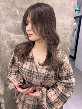 キング(K!ng) 縮毛矯正髪質改善ハイライトレイヤーカット楠葉美容室エクステ