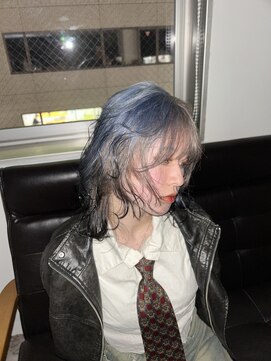 イエナ 渋谷(IENA) ウルフデザインカラーエンドカラー顔周りレイヤーケアブリーチ