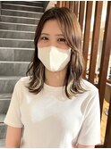 インナーカラー＆ミディアムボブ