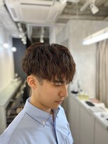 ボンドストーリーホワイト(BondStory White)&nbsp;刈り上げマッシュ&シャドウパーマ