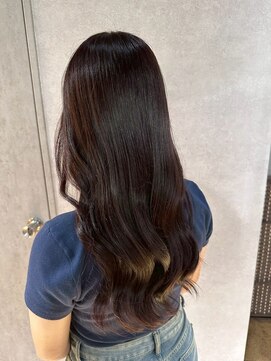 ハンナ 札幌(HANNAH) ショコラブラウン くびれヘア 夏のヘアアレンジ