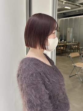 ソア(soa) チェリーピンク×ミニボブ