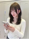 【Mika】韓国風　ハッシュレイヤー　レイヤーカット　ワンホン
