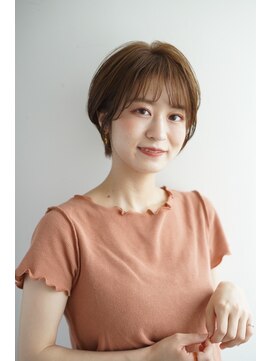 ルフュージュ バイ プロデュース 相模大野店(Refuge by Produce) くびれショート/マロンベージュ