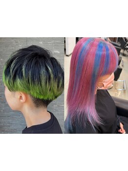 透明感のあるカラーで、あなただけのスタイルをご提案◎ダメージレスで艶やかな発色を実現します。