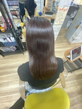 ラッコのおひるね ブリーチなしブラウンラベンダー