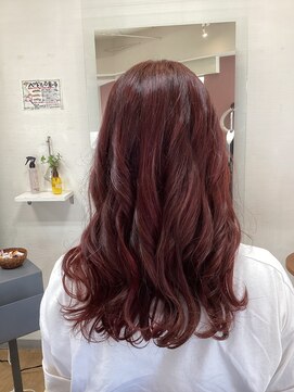 チャオ(CIAO) ブリーチなしボルドーカラー