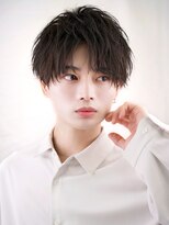 ゼロ 渋谷(XeRo) 爽やかコンマバング 【緩め無造作パーマ】