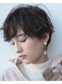 マッシュショート／ナチュラルブラウン