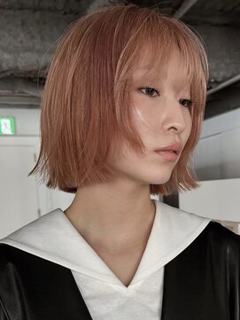 ナヌーク シブヤ(nanuk shibuya) ブリーチで作るハイトーンカラー・ボブスタイル