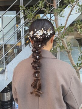 クラリス バイネオ 武蔵小杉(Claris by neo) お呼ばれヘアセット編み下ろしスタイル◯