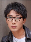 原宿ルーズショートルーズパーマスパイキーショート大人色気ヘア
