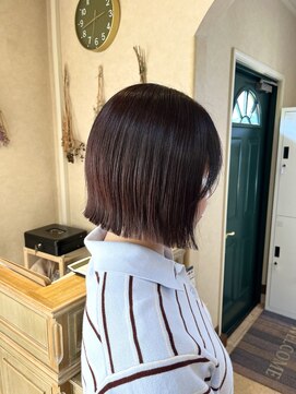 メルク(merc) ミニボブ/ボブ/レッドブラウン/姫カット/宇都宮