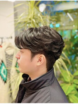 メンズヘアーログ 錦糸町(Men's hair L.O.G) メンズ毛流れパーマ