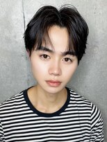 リークフー(Ree cu fuu)&nbsp;シースルーバングシースルーマッシュ韓国マッシュダウンパーマ