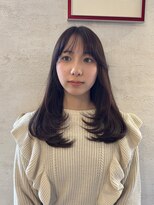 フェイバー 警固店(FAVOR) シースルーバング×レイヤーロング