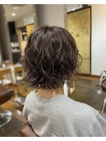TMJ 熊本/ボブスタイル×カジュアルコテ巻きパーマ