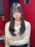 【新規No.1】アイドル級の透明感に♪カット+透明感カラー+3STEP髪質再生TR