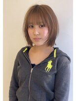 olu.hair新安城/髪質改善/ショート/白髪ぼかし/縮毛矯正【 9/7 NEW　OPEN（予定）】&nbsp;レイヤーボブ