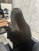 ジーナ 吉塚(Zina)&nbsp;髪質改善*サラツヤダークグレー*美髪【Zina吉塚】