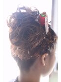 びんずるヘアセット（踊る方）ショートからのアレンジ♪