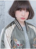 スカジャン×ボブ女子