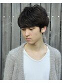 クセ毛風マッシュショート