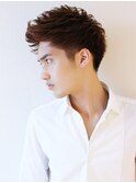 三代目JSB☆登坂広臣風　髪型　アップバング　ツーブロック
