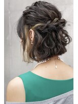 モップアップ ゾイトロープ(Mop up zoe trope)&nbsp;インナーカラーハーフアップ