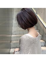 ドールヘアー(Doll hair)&nbsp;ボルドー顎ラインボブ