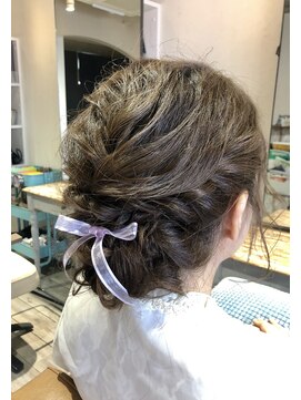 お呼ばれヘアセット