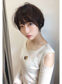 軟毛さんも◎フワッと大人可愛いショートヘア