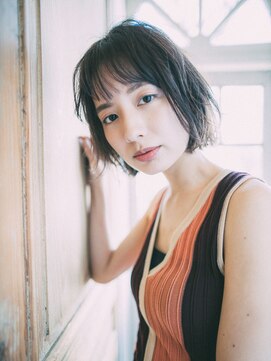 ヘアスペース ローズエス 酒田店(Hair space Rose's) 透け感レイヤーボブ/くびれレイヤー/40代/50代/60代