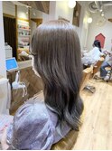 【シアグレージュ】×【ブリーチなし】×【透明感】