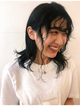 モロコ 神保町 小川町店(moloco) 顔まわりエッジスパイラルパーマくびれヘア[神保町/小川町]