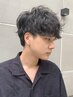 メンズカット＋パーマ12900円
