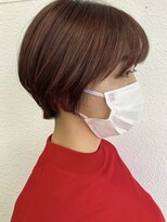 コード 四条河原町駅店(CHORD)&nbsp;京都　河原町　丸みショートボブ　かわいい　ピンクブラウン