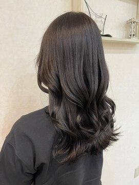 ナンバー エアロ 横浜(N° +aero) 大人可愛い20代30代40代/小顔/カール/ショコラベージュ