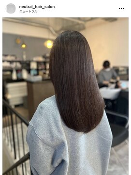ニュートラル(neutral) 【neutral】白髪ぼかしハイライト（大人ハイライト）