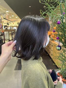 ゼスト 吉祥寺店(ZEST) 【籠倉由夏】ブリーチなし校則OK！5トーンのアッシュグレージュ