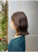 大人かわいい20代30代40代小顔ショコラベージュ1Zina船橋