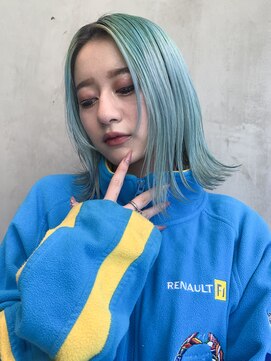 アルバム 銀座(ALBUM GINZA) 外ハネボブ_ショコラアッシュヘルシースタイル_99022