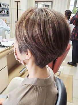 ヘアークリアー 春日部 明るめハイライトで立体感up/ミセス世代に人気◎ /30代40代50代